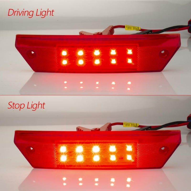 KICRY Ranger Tail Light Compatible with Polaris Ranger 500 700 800 900 2009-2016 Replacement OEM 2411099 (2411099Red) - Image 2